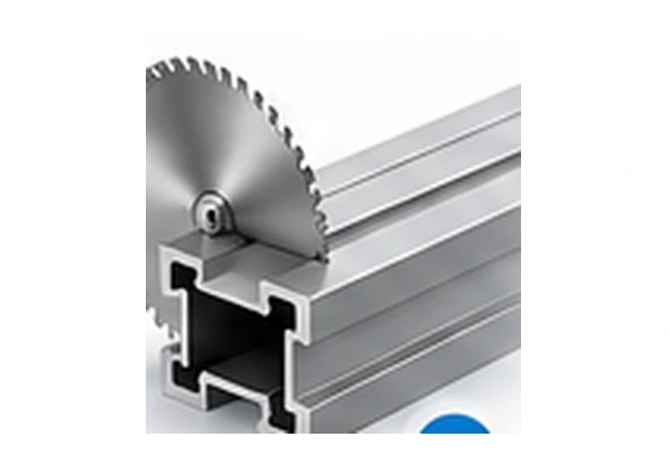 Corte de perfil de aluminio
