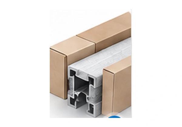 Empaque de perfiles de aluminio para entrega